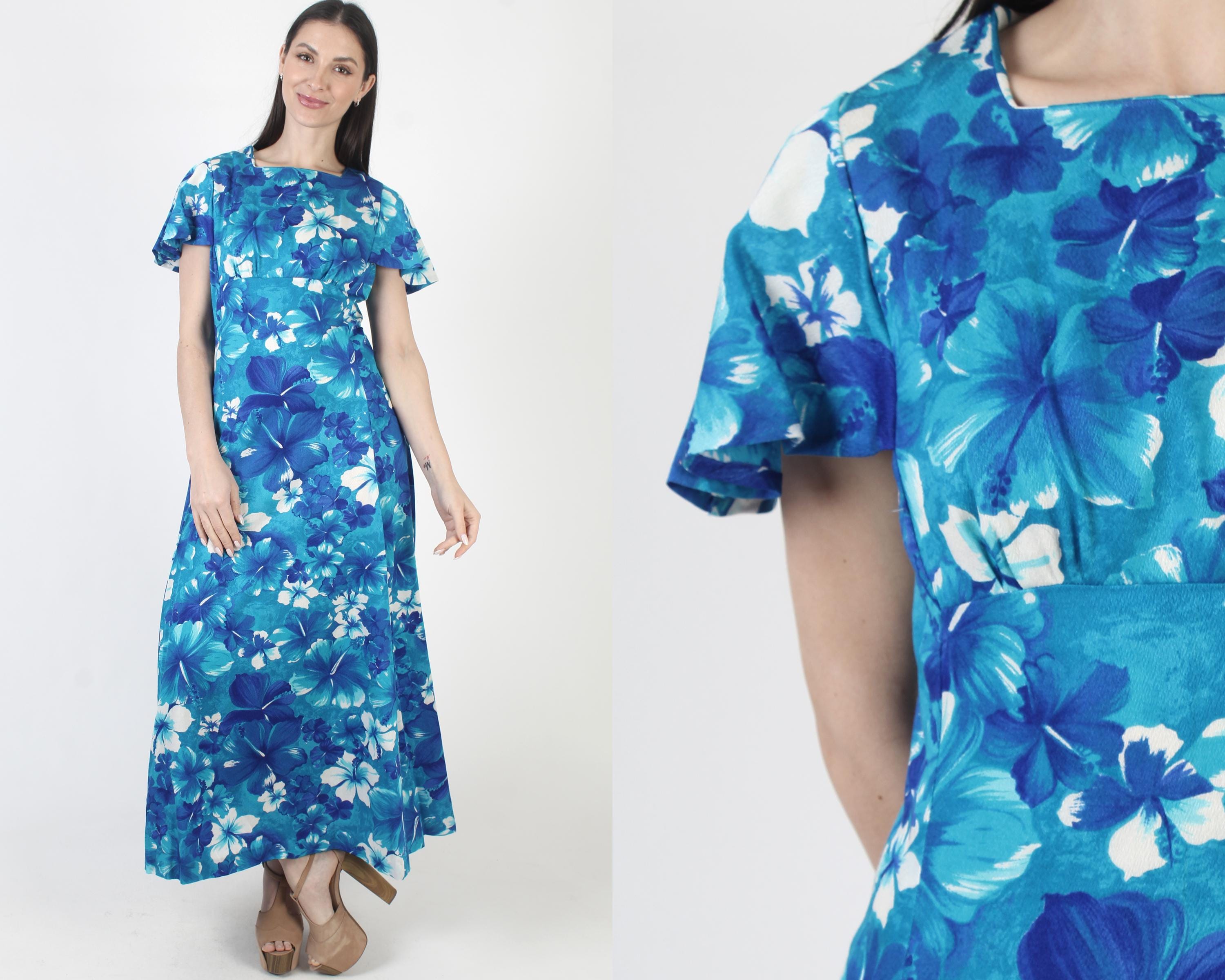 1960s hawaiian dress - Etsy 日本