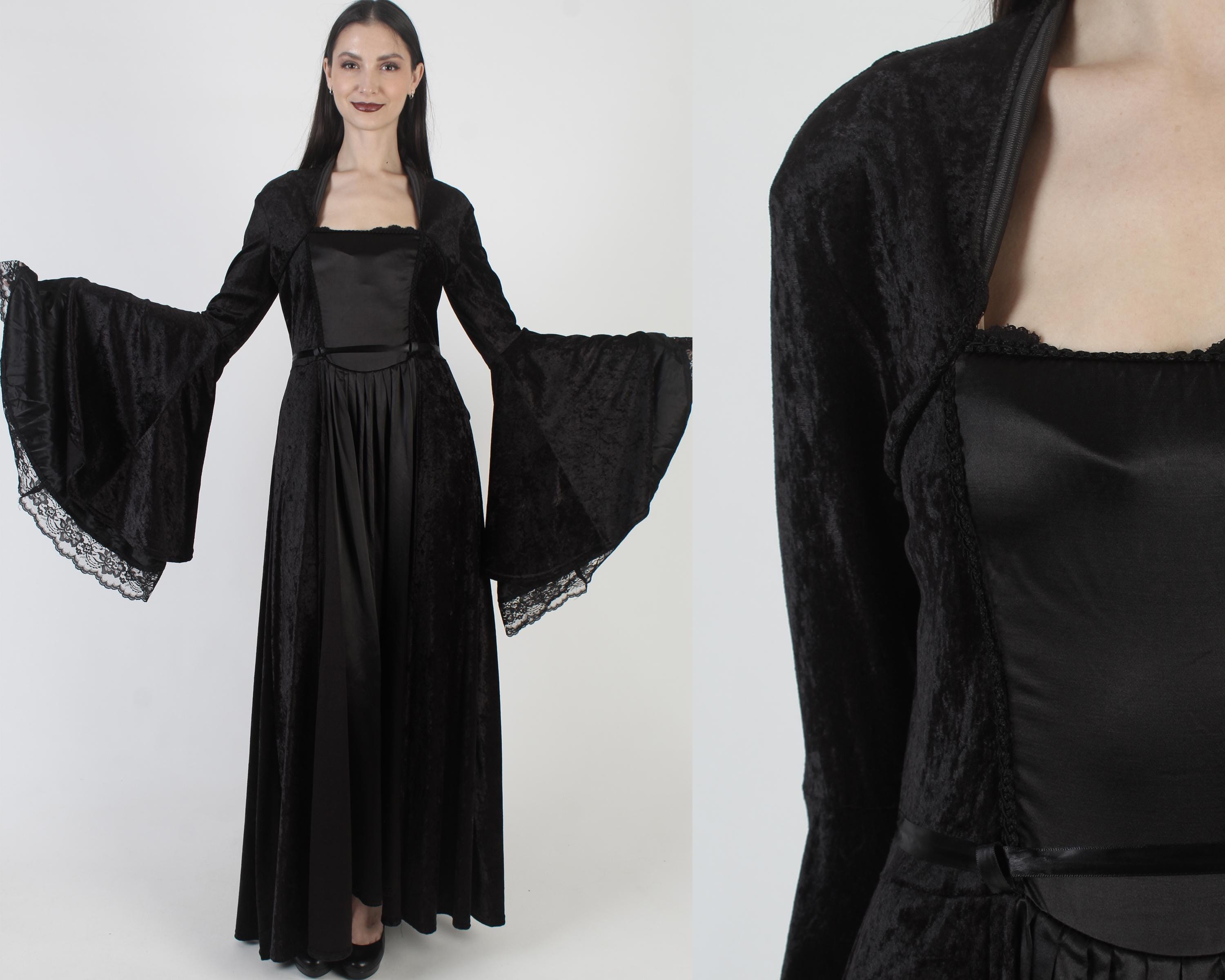 lip service black and burgundy dress Vintage LiL' Black Rocker Dress main image 1