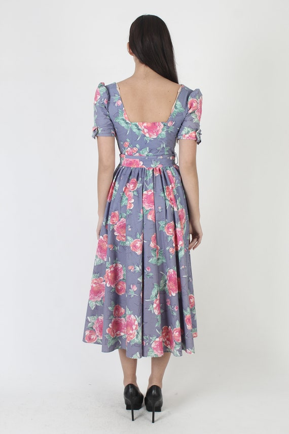 Traditional Authentic Laura Ashley Floral Prom Dr… - image 7