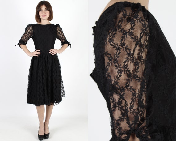 black lace dress for funeral