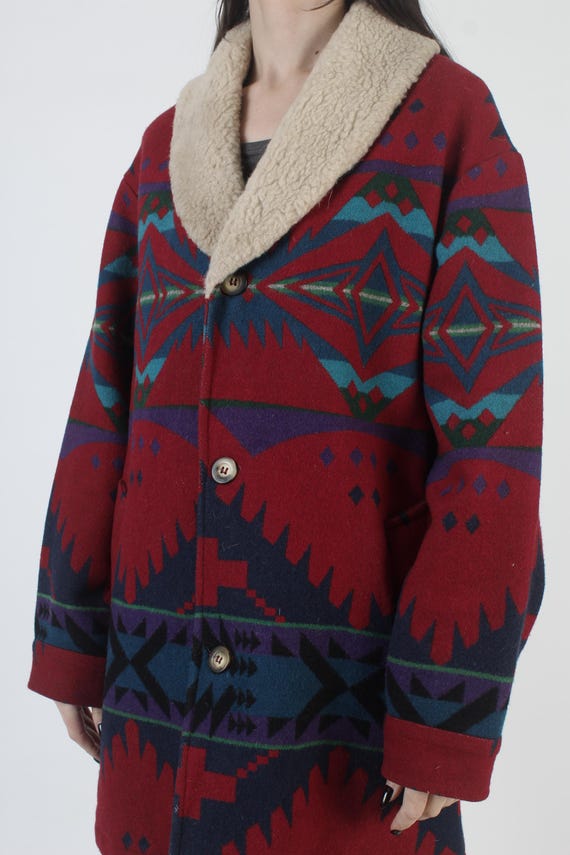Vintage Pendleton Southwester Coat, Native Americ… - image 8