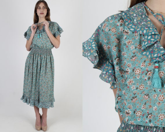 Vintage 80s Diane Fres Dress / Womans Diane Freis