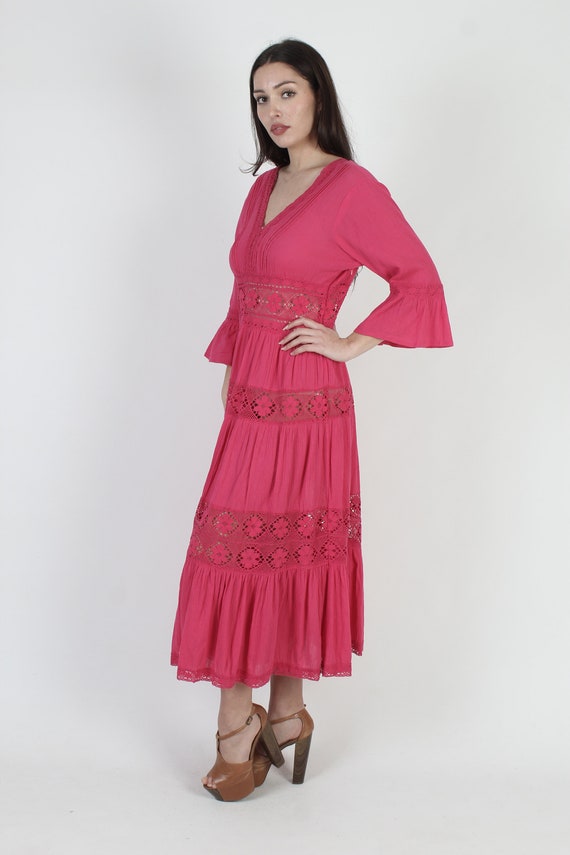 Neiman Marcus Mexican Festival Dress, Vintage Mag… - image 4
