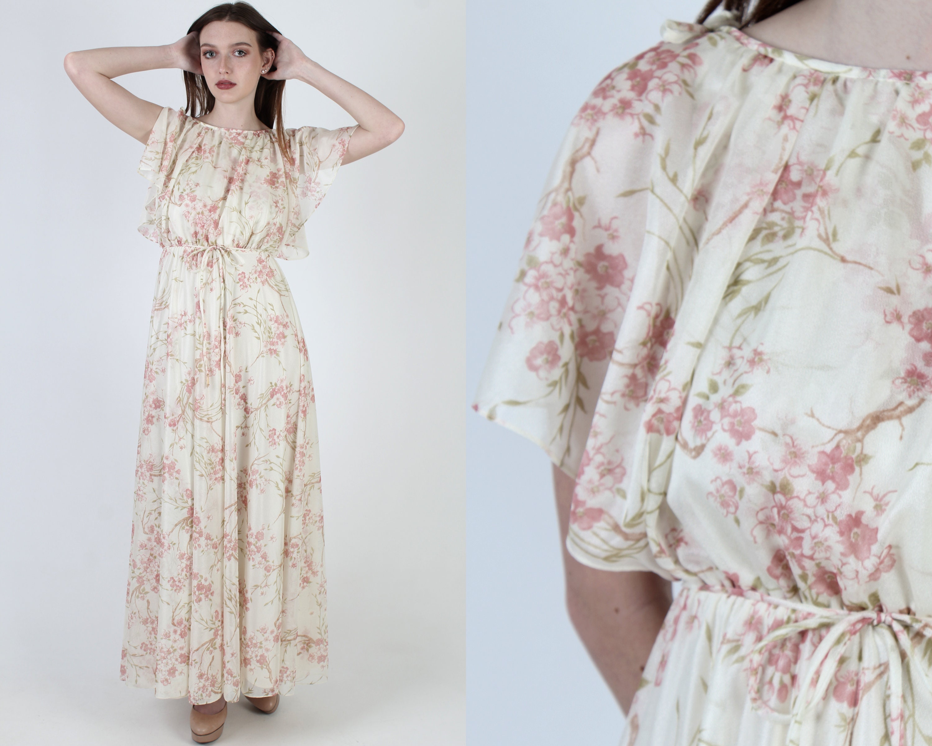 Blossom Sleeve Dress - Etsy