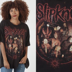 Slipknot Y2K Heavy Metal T Shirt, Vintage Hanes Heavyweight