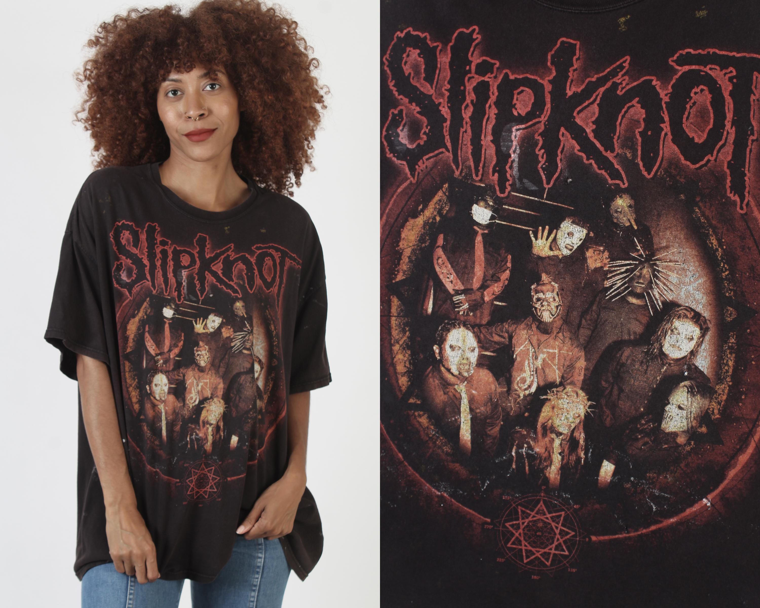Slipknot Y2K Heavy Metal T Shirt, Vintage Hanes Heavyweight