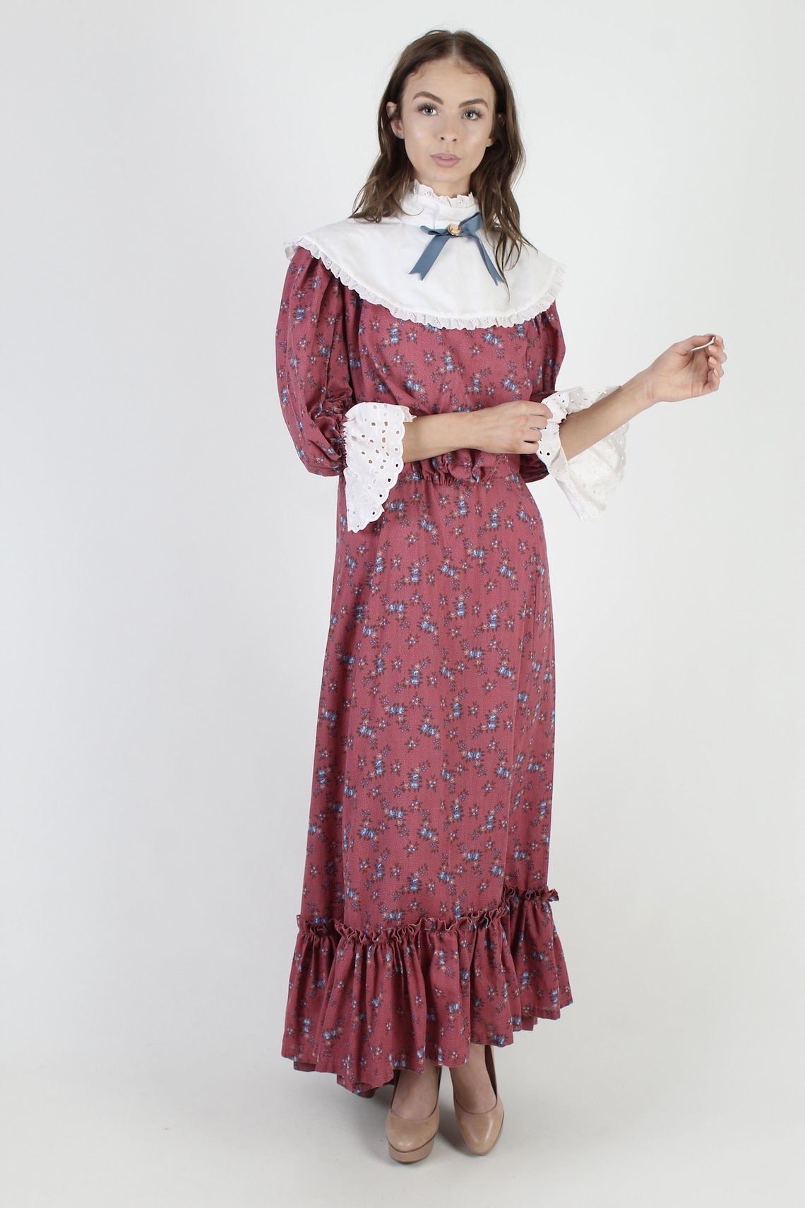 vintage-70s-pilgrim-style-dress-southern-belle-costume-etsy