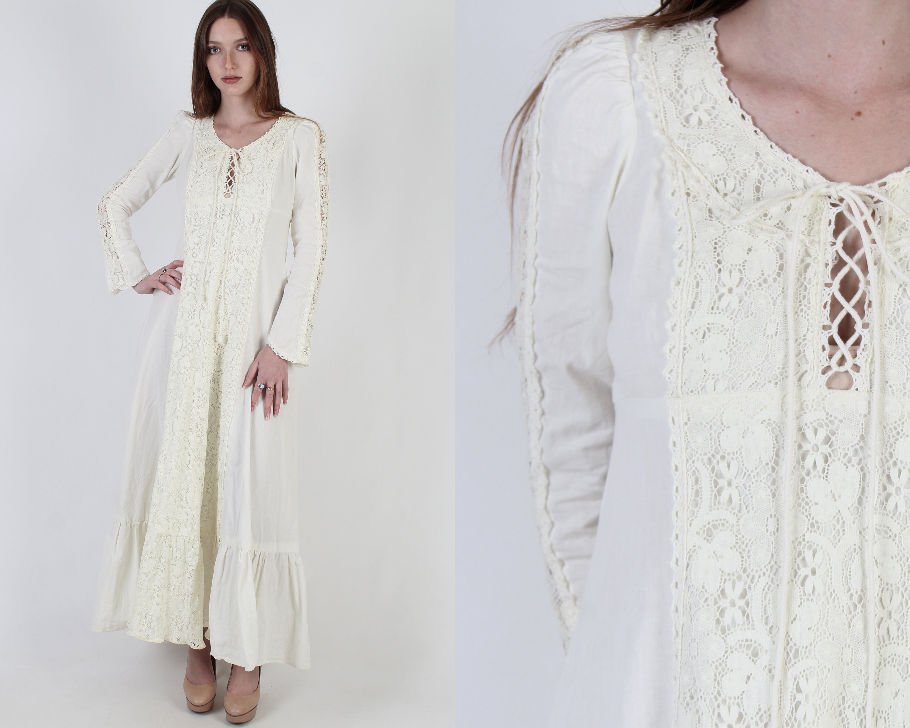 1969 Black Label Gunne Sax Maxi Dress 