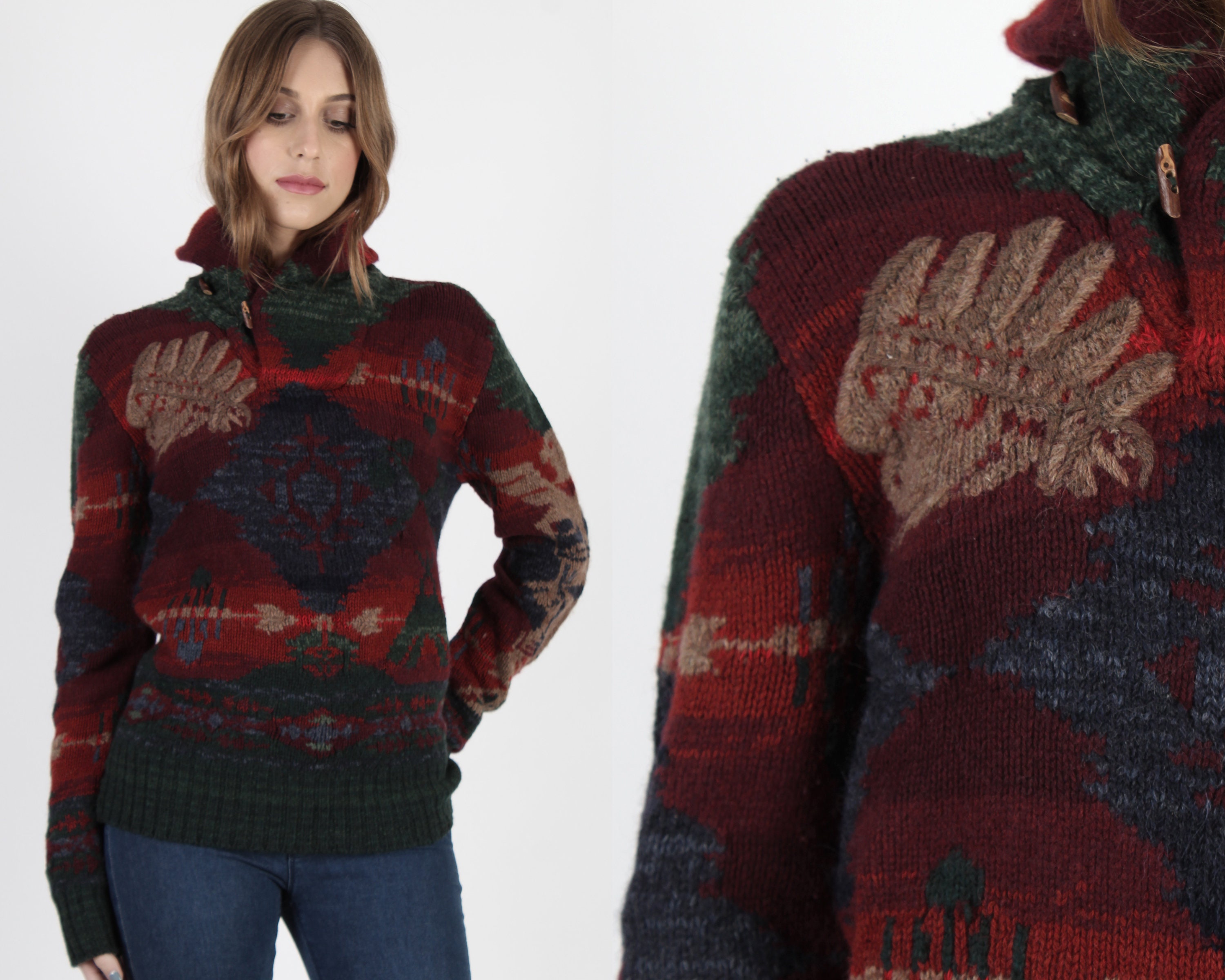 Polo indian head sweater top