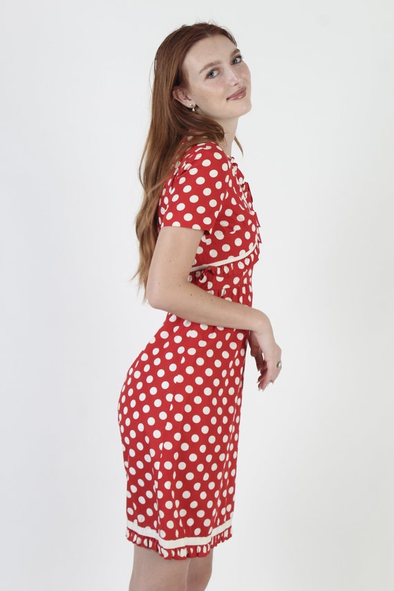 Shannon Rodgers For Jerry Silverman 60s Polka Dot… - image 3