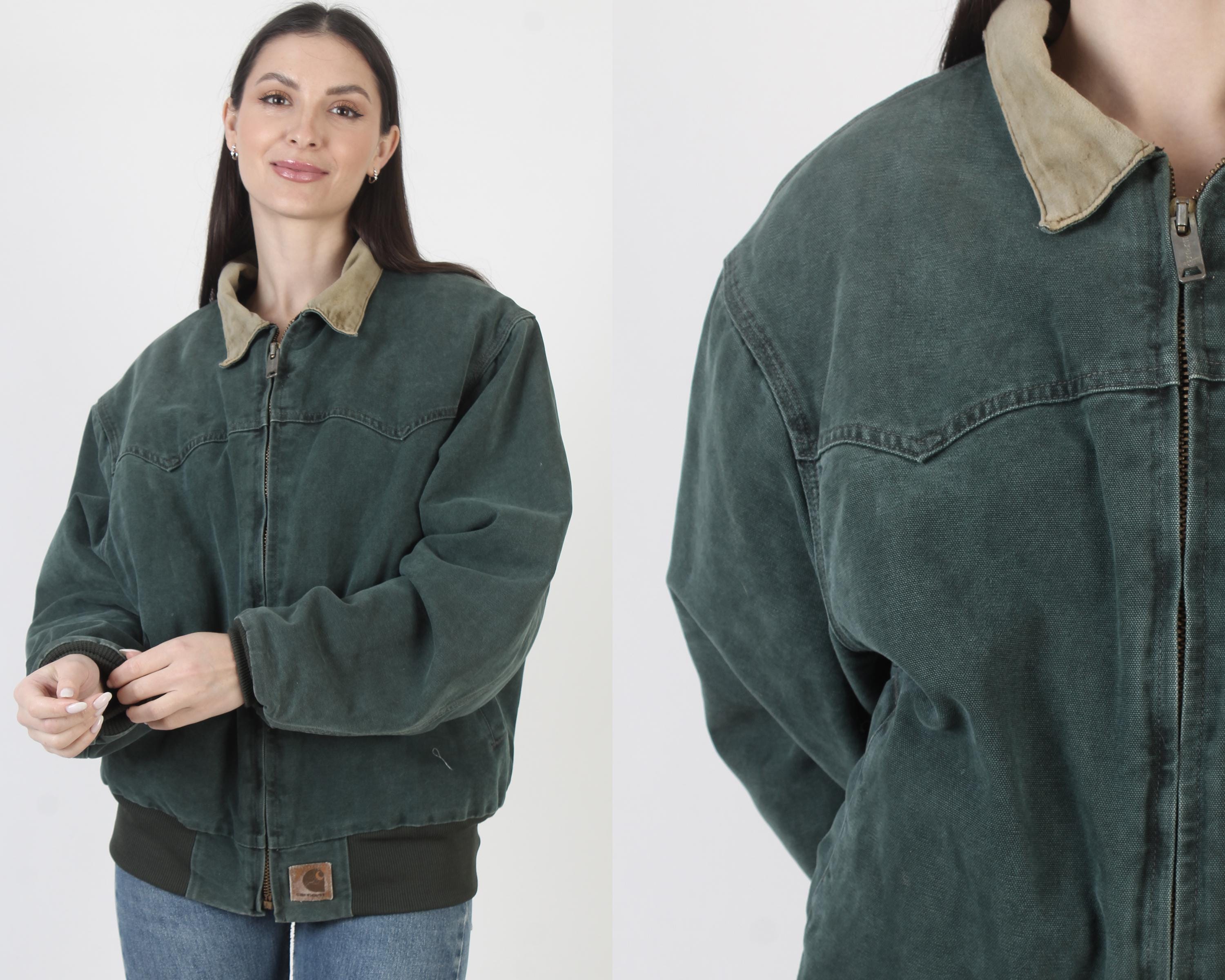 2025人気特価 Fe Santa Jacket, Green Carhartt Chore Y2K Vintage Coat, ジャケット・アウター