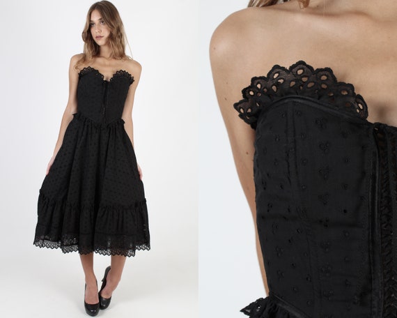 black gunne sax dress