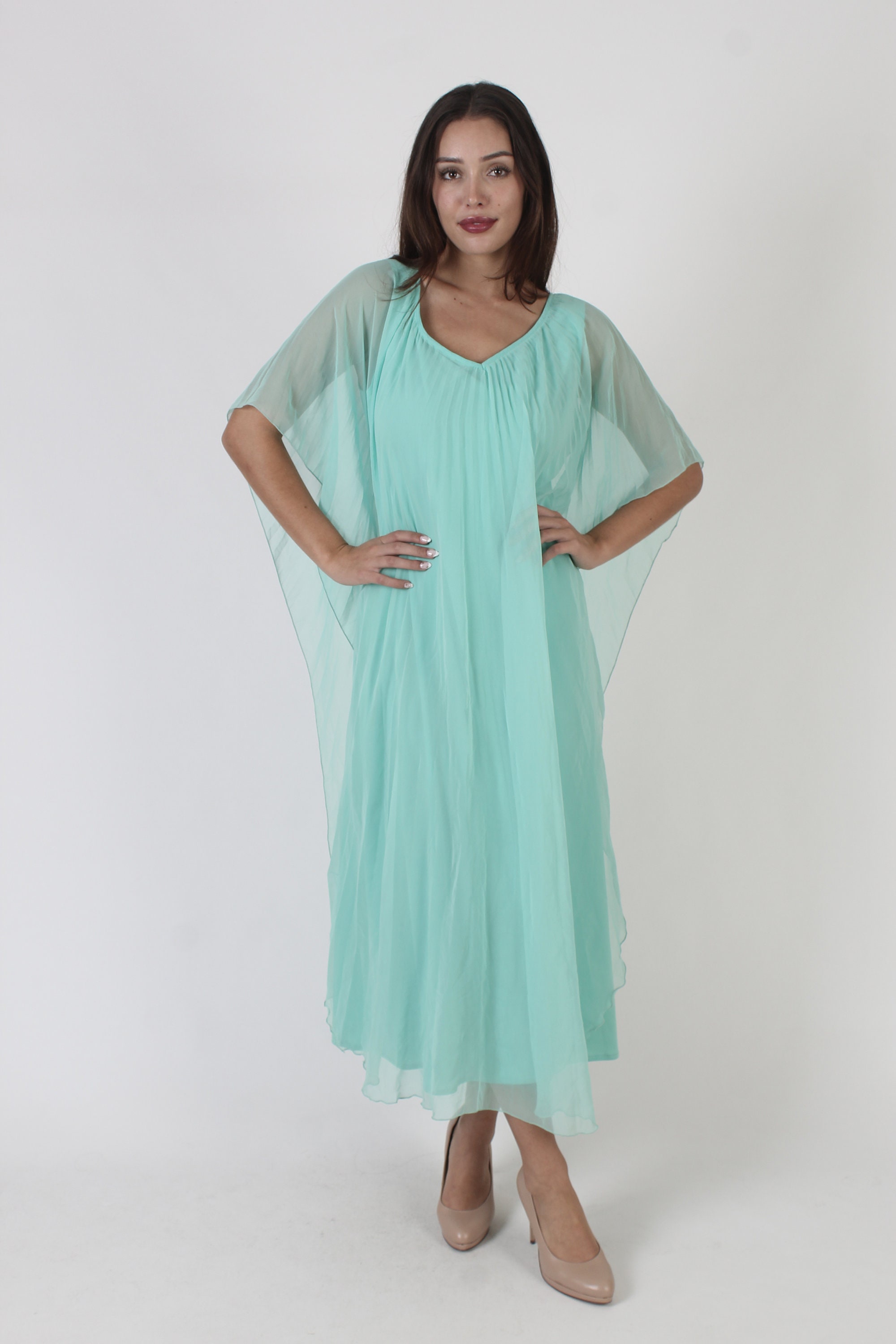 Grecian shop chiffon dress