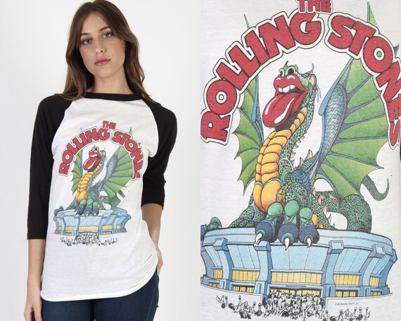 Rolling Stones T Shirt / 1981 Rolling Stones Band