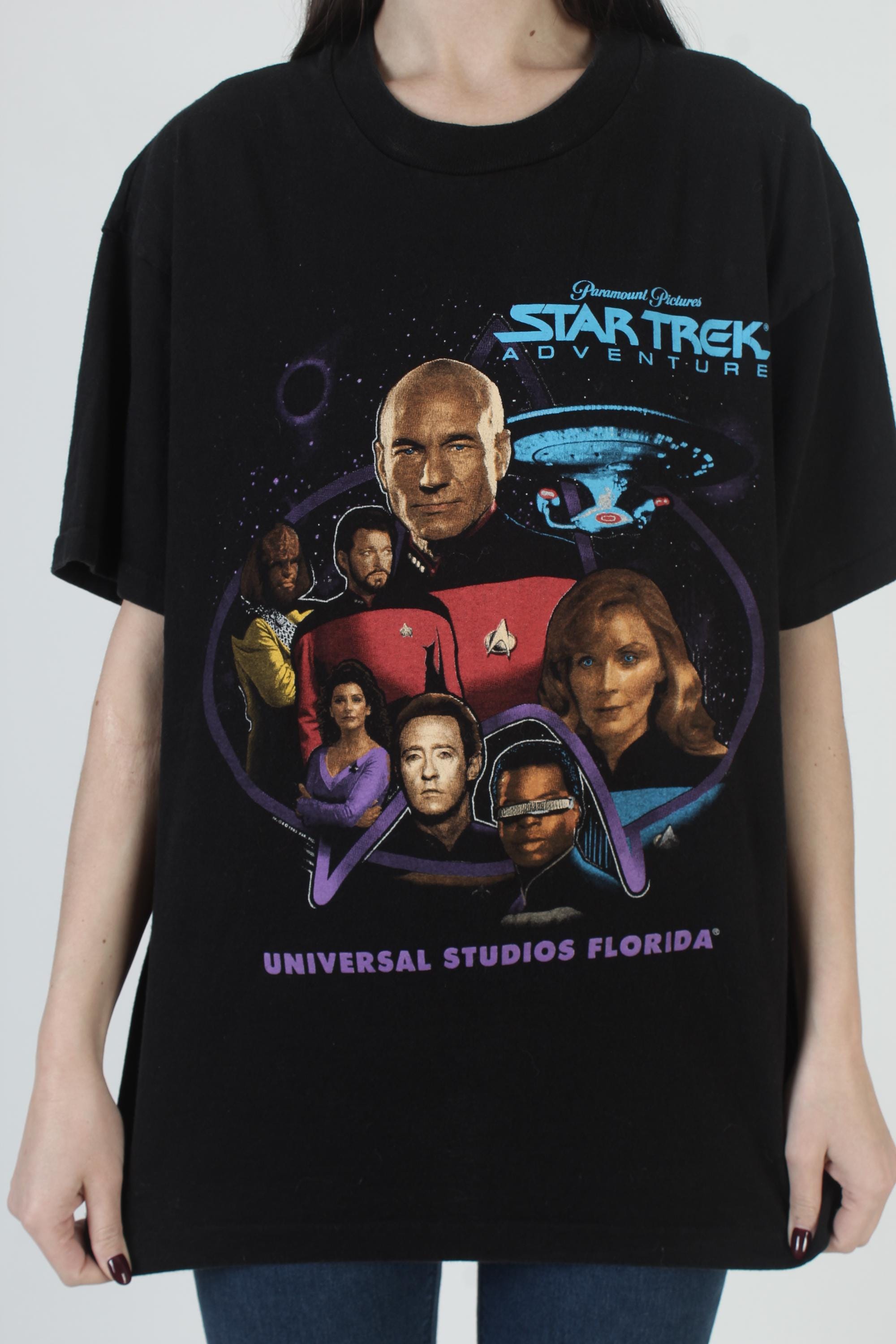 Vintage Star Trek Adventure T-shirt, Universal Studios Tee, 90s TV