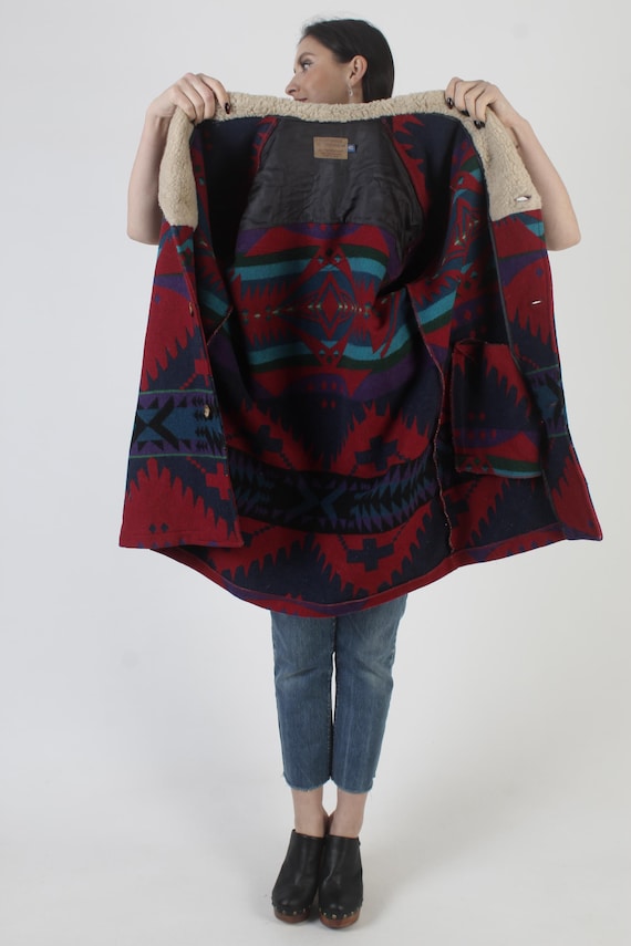 Vintage Pendleton Southwester Coat, Native Americ… - image 7