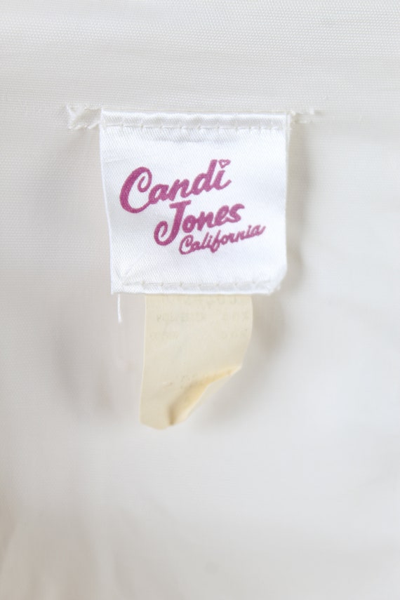 Candi Jones Cottagecore Peplum Style Dress / 70s … - image 7