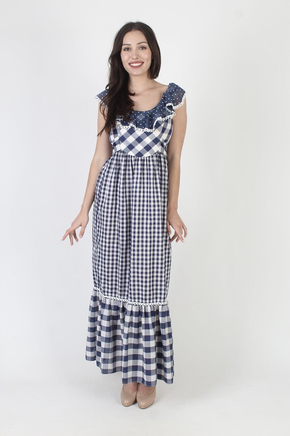 Young Innocent By Arpeja Dress / Bohemian Checker… - image 3