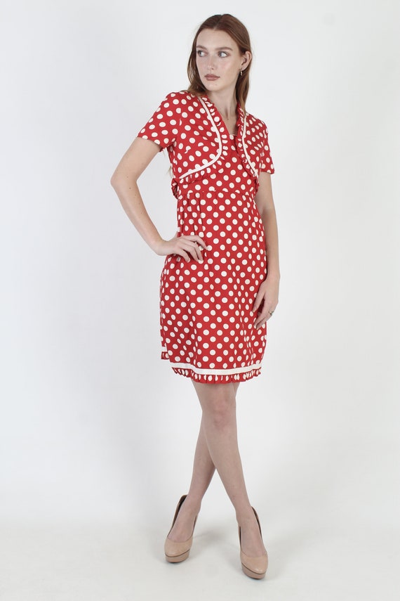 Shannon Rodgers For Jerry Silverman 60s Polka Dot… - image 2