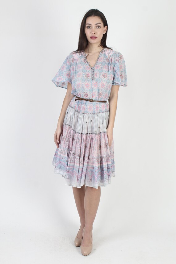 Pastel Lightweight Authentic Adini Brand India Gauze Dress Etsy