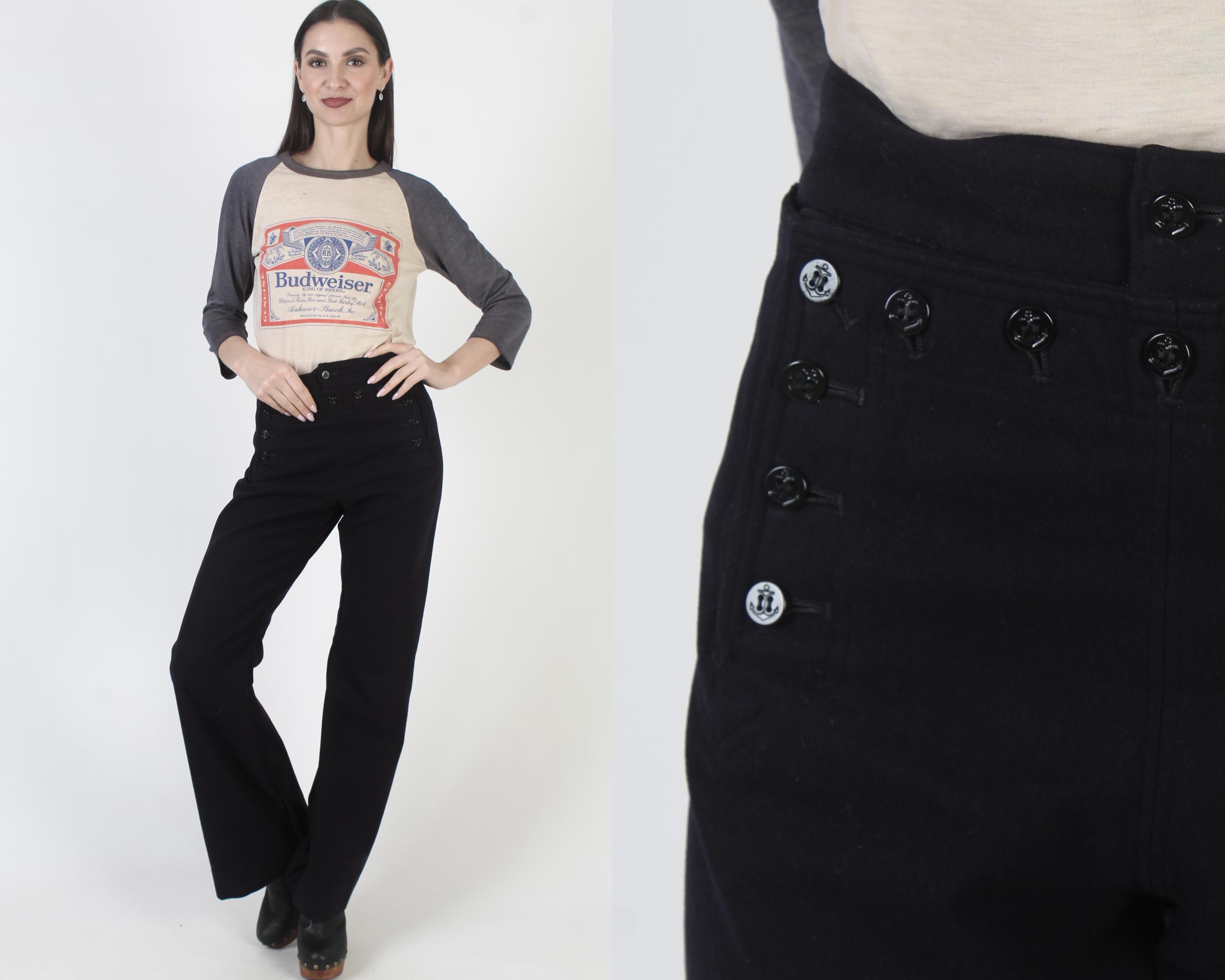 1940s navy pants - Etsy 日本
