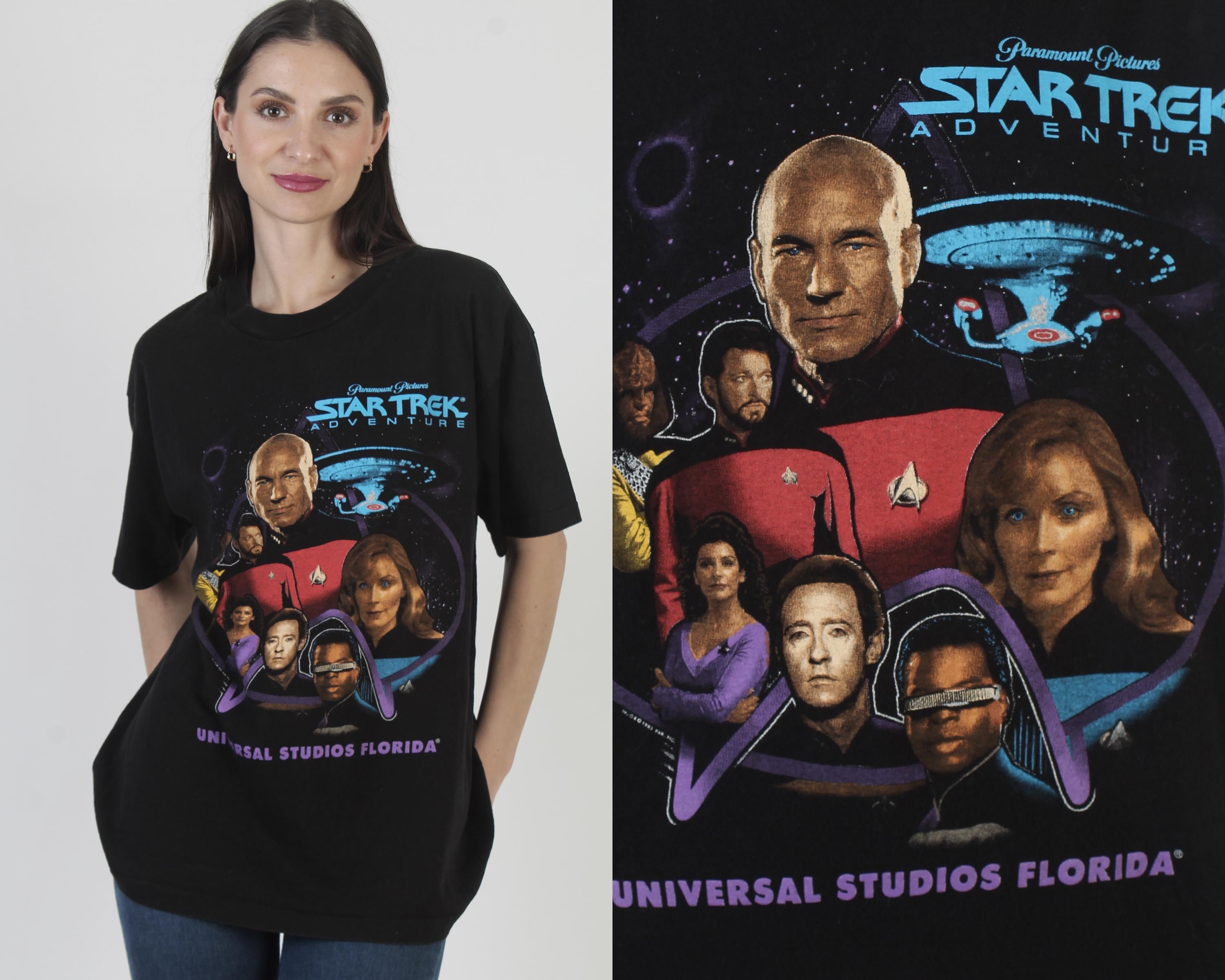 Vintage Star Trek Adventure T-shirt, Universal Studios Tee, 90s TV