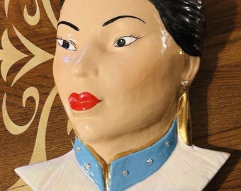 Cortendorf Wall Mask – Vintage 1950s Lady – Mid Century German