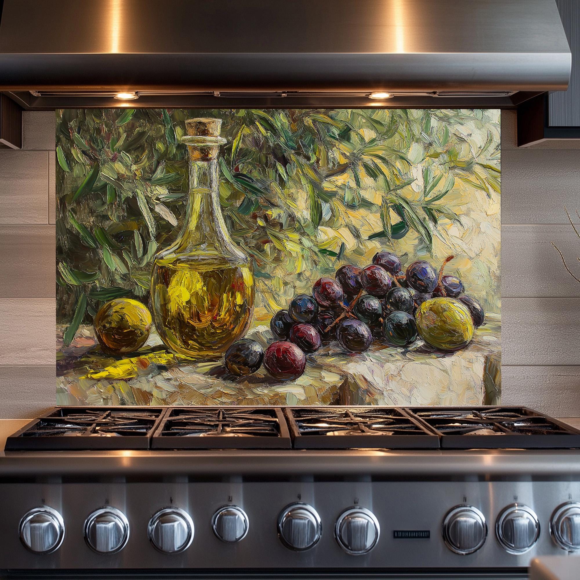 Dosseret De Cuisine En Verre Trempé Marbre Noir - Protection Pour Cuisinière 30x24 Pouces