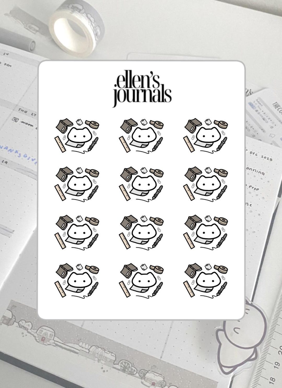 Planning Clutter Stickers - Etsy