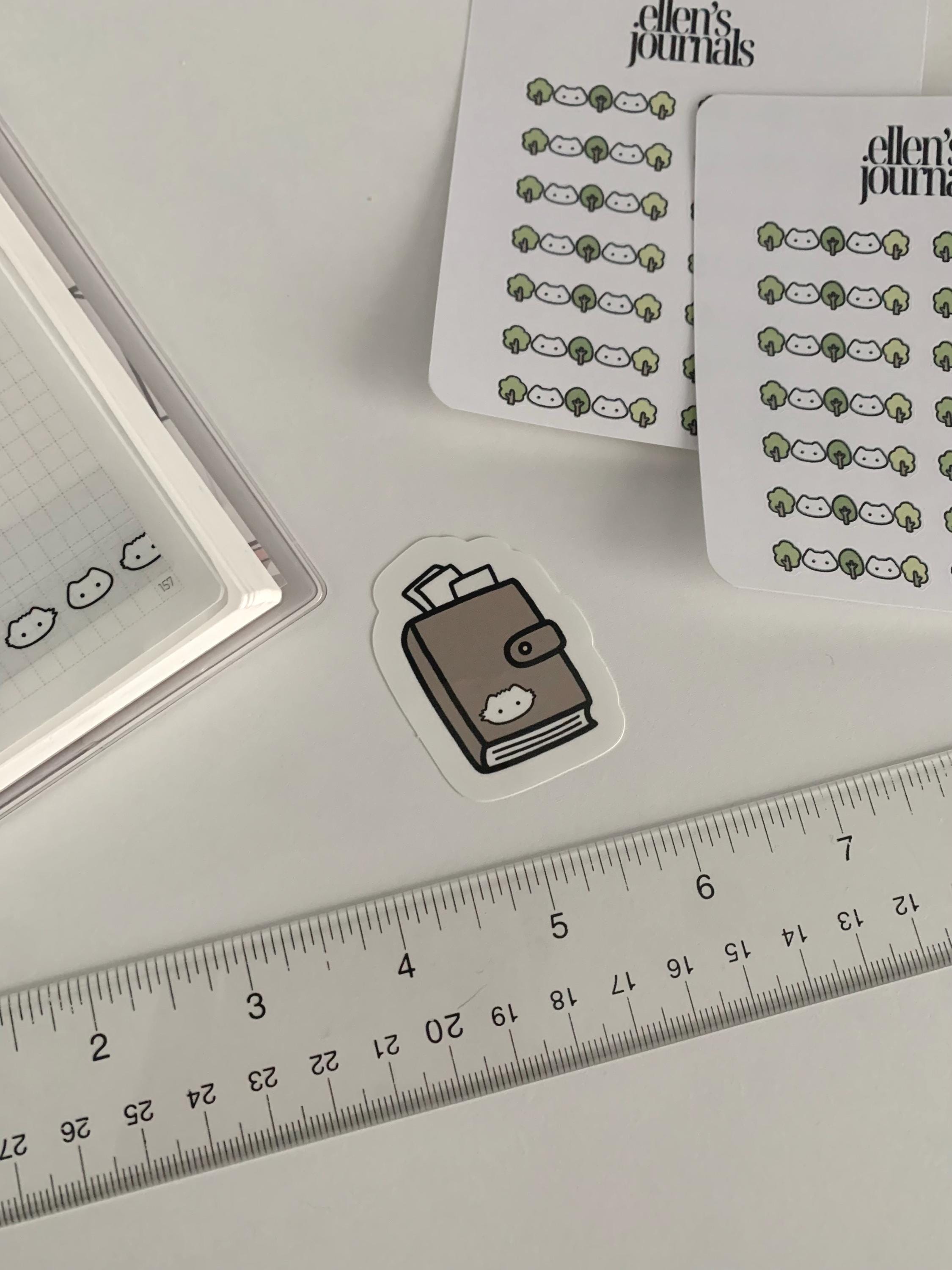 Brown Journal - Vinyl Sticker - Etsy