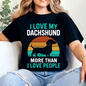 Dachshund T-Shirt PNG, EPS, SVG | Wiener Dog Clipart for Pet Lovers