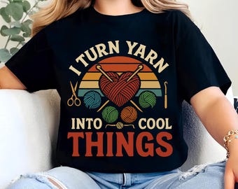 Häkelnadel T-Shirt SVG | PNG, EPS | Basteln und Hobby Shirt Design