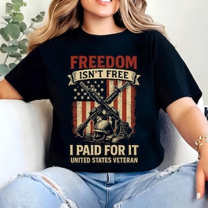 American Army T-Shirt Design | PNG, EPS, SVG | Patriotic Service Shirt