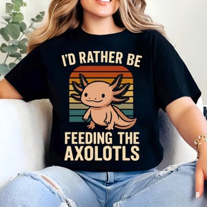 Axolotl T-Shirt PNG, EPS, SVG | Cute Water Salamander Clipart for Pet Lovers