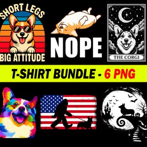 Funny Corgi PNG, Dog Lover Sublimation Clipart, Digital Download for Shirts, Corgi Life PNG