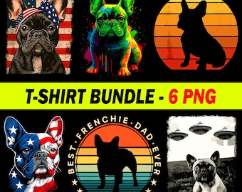 French Bulldog Face PNG, Puppy Sublimation Clipart, T-Shirt Design File, Instant Pet PNG Download