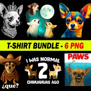 Chihuahua Mom PNG, Small Dog Sublimation Design, Digital Download for Shirts, Pet Lover Clipart