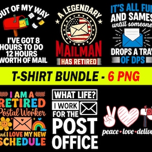 Postal Delivery Driver PNG, Mail Truck Clipart, USPS Worker Sublimation Design, Digital T-Shirt File