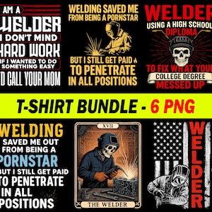 Retro Welding PNG, Industrial Welder Clipart, Digital Download, T-Shirt Sublimation Design, Instant PNG File