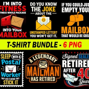 USPS PNG Design Bundle, Postal Worker Digital Download, Mail Carrier Sublimation PNG, Shirt Clipart