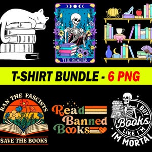 Book Nerd PNG, Cute Reading Quote Design, Digital Book Clipart