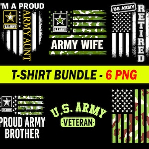 Military Dad PNG, Army Family Sublimation Design, Veteran Clipart
