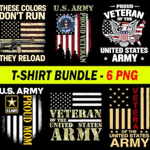 USA Army PNG, Military Sublimation Design, Patriotic Clipart File