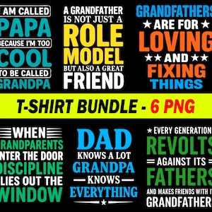 Proud Grandpa PNG, Digital File for Shirt, Funny Gift Design