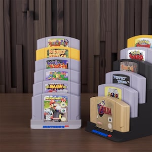 Nintendo 64 spelhållare | Stativ för 6 kassetter för N64-spel
