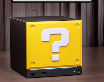 Steam Machine Faceplate | Mystery Block inspired for Valve Console
