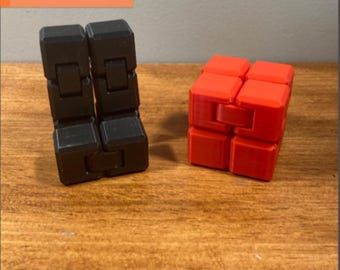 3D Printed Infinity Cube, Cool Fidget Toy