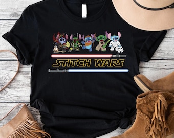 Disney Stitch Wars Shirt,Disney Stitch Stormtrooper Shirt,Star Wars Sweatshirt,Lilo and Stitch Tee,Matching Disney Star Wars Gift