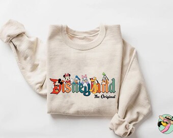 Disneyland Mickey and Friends Sweater, Disneyworld Family Trip Shirt