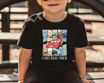 Vintage Disney Cars Eras Tour Shirt, Toddler Youth Adult Shirt, Lightning McQueen Shirt,  Disney Pixar Car Kids Shirt